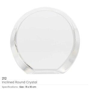 Inclined Round Crystals Awards - Image 4