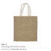 Jute Bags with White Handle - Image 3