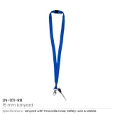 Lanyards with Crocodile Clip, Mobile Holders & Safety Lock - Image 5