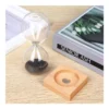 Magnetic Sand Timer with Wooden Base - 2 Minutes - Image 8