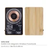 Magnetic Fast Wireless Powerbank 15W in Bamboo Casing - Image 3