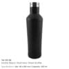 Double Wall Matte Black Stainless Steel Bottles, 500ml - Image 3