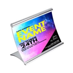 Metal Desk Sign Holders - Image 2