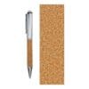 Metal Pen with Cork Barrel and Box