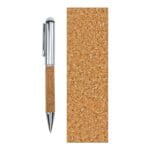 Metal Pen with Cork Barrel and Box