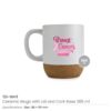 White Ceramic Mugs with Breast Cancer Awareness Logo - Image 3