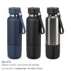 Multi-function SS Bottles, Double Wall, Base Cup, Lanyard, 500ml - Image 3