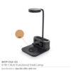 Desk Lamp with 15W Wireless Charger, Clock and Pen Holder - Image 4