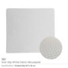 Non Slip White Fabric Mouse Pads - Image 4