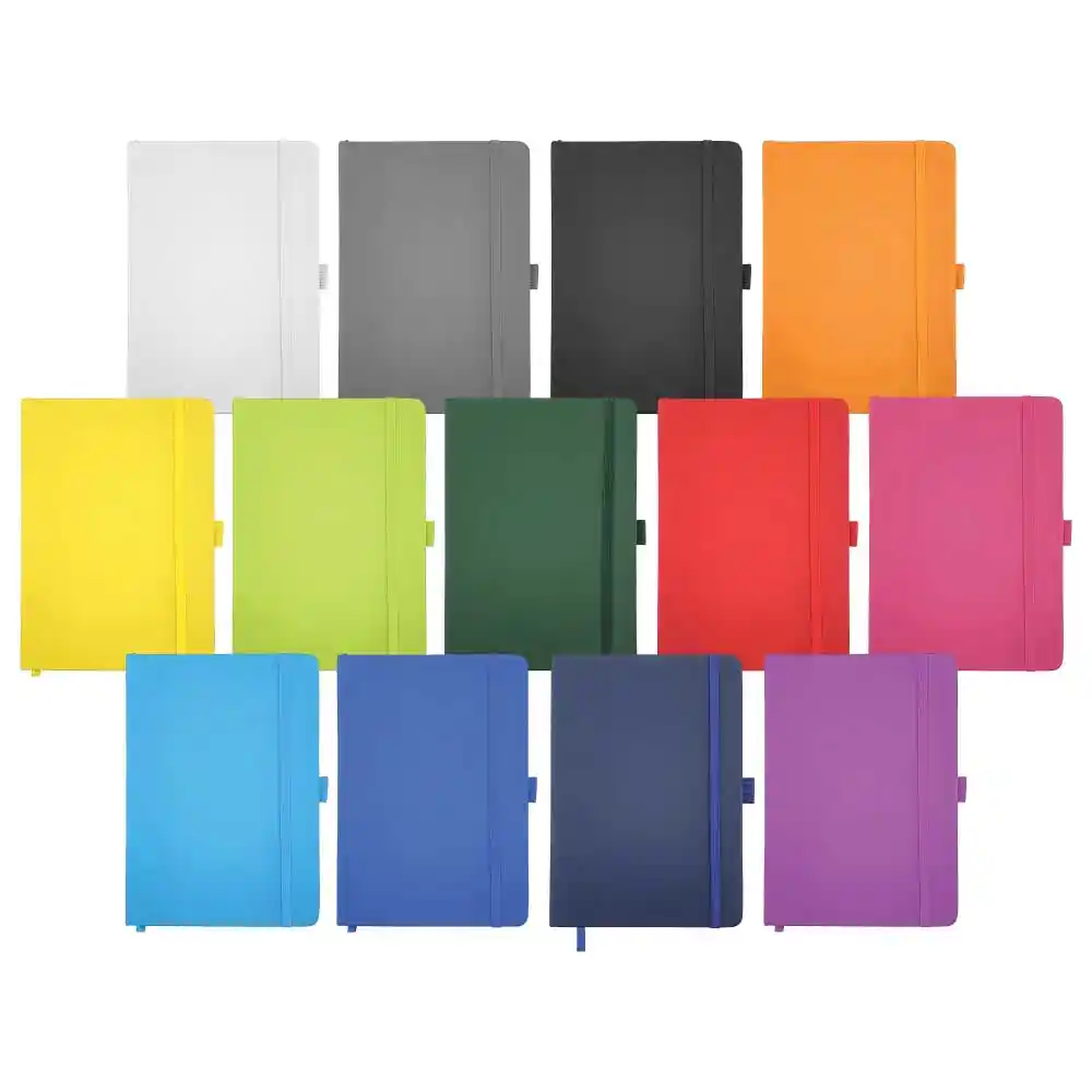 Notebooks-MBA5PU-All-Colors PU Notebook with Pen Holder - Image 1