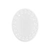 Oval Doily Ceramic Ornaments