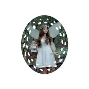 Oval Doily Ceramic Ornaments - Image 2