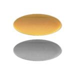 Oval Flat Metal Badges