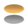 Oval Flat Metal Badges