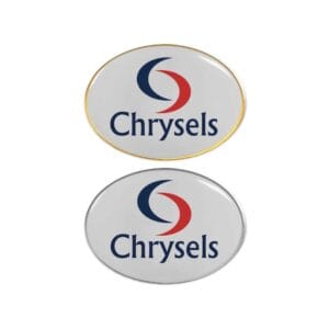 Oval Flat Metal Badges - Image 2