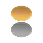 Oval Flat Metal Badges