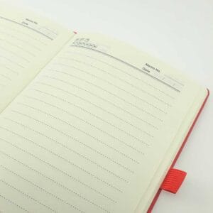 PU Notebook with Pen Holder - Image 4