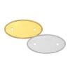 PVC Injected Oval Logo Badges