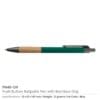 Push Button Ballpoint Pens with Bamboo Grip - Image 7