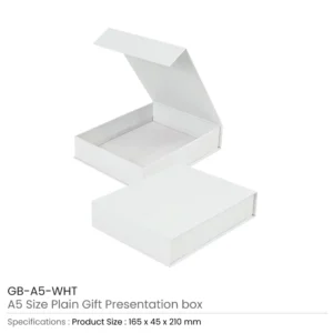 Plain Gift Packaging Box A5 Size with Magnetic Flap - Image 6
