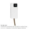 Fast Charging Powerbank 30,000 mAh with Flashlight & Leather Strap - Image 3