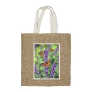 Jute Bags with White Handle - Image 5