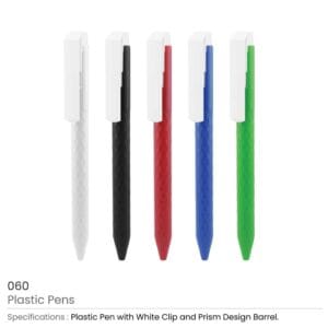 Prism Design Plastic Pens - Image 8