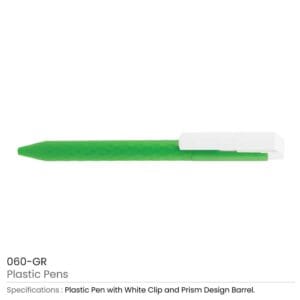 Prism Design Plastic Pens - Image 5