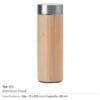 Stainless Steel Bamboo Flask - Image 3