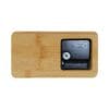 Rectangular Bamboo Desk Clock - Image 4