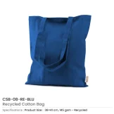 Recycled Cotton Bags, Durable Long Strap - Image 11
