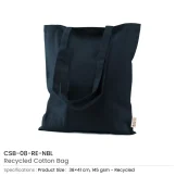 Recycled Cotton Bags, Durable Long Strap - Image 10