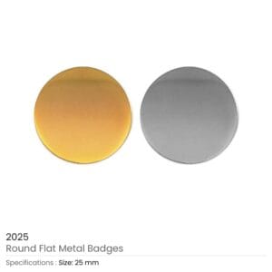 Round Flat Metal Badges - Image 5