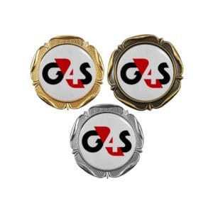 Round Flower Design Logo Badges - Image 2