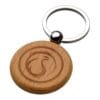 Round Wooden Keychains - Image 2