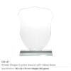 Shield Shaped Crystal Awards - Image 3