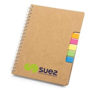Spiral Notebook with Sticky Note and Pen - Image 2