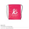 String Bags with Breast Cancer Awareness Logo - Image 3
