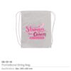 String Bags with Breast Cancer Awareness Logo - Image 4