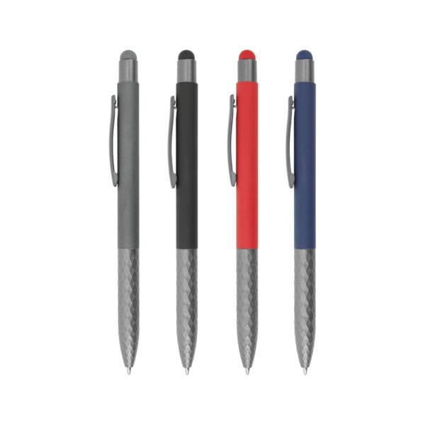 Stylus Metal Pens with Textured Grip