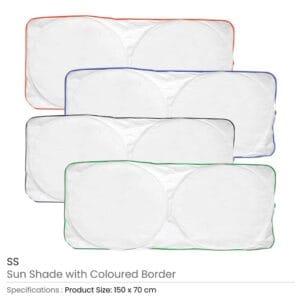 Sunshades for Cars in white Tyvek material - Image 7