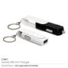 Swivel Car Charger with Keyring - Image 3