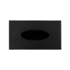 Tissue Box in PU Leather Material Black Color - Image 5