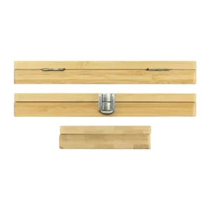 Tool Set in Bamboo Box with Silver Lock - Image 6