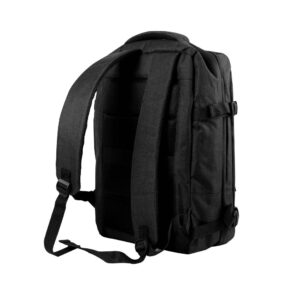 Travel Backpacks in Black Polyester Material - Image 4