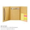 Tri-Fold Notepad with Sticky Notes, Pen, Card Slot and Ruler - Image 3