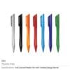 Twisted Design Plastic Pens - Image 3