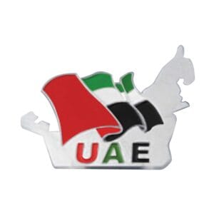 UAE Map Shape Flag Badges - Image 2