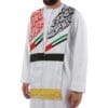 UAE Flag Polyester Scarf with Gold Tassel - Image 2