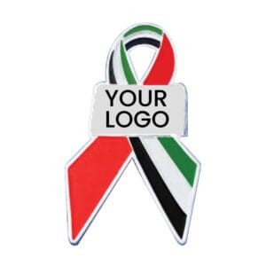 UAE Flag Ribbon Metal Badges - Image 2